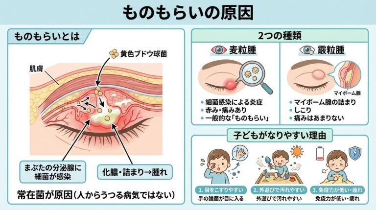 ものもらいの原因と注意事項 | 深見眼科